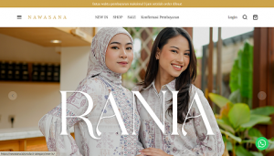 website e-commerce nawasana